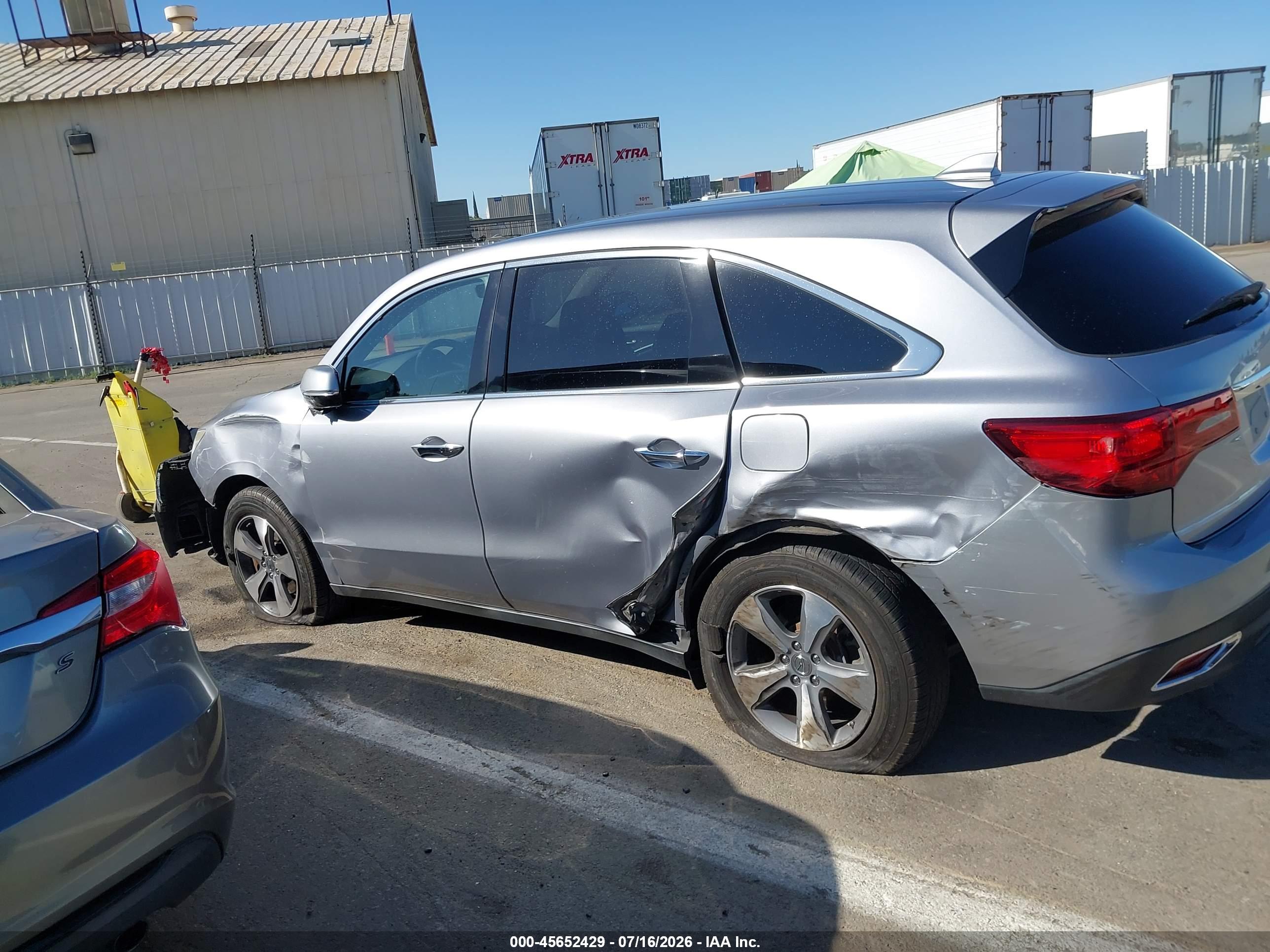 2016 ACURA MDX ACURAWATCH PLUS PACKAGE
