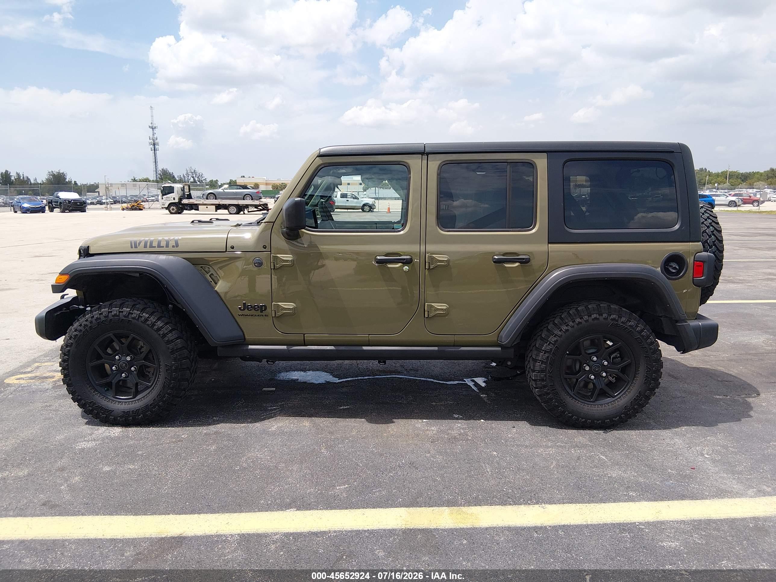 2025 JEEP WRANGLER 4-DOOR WILLYS 4X4