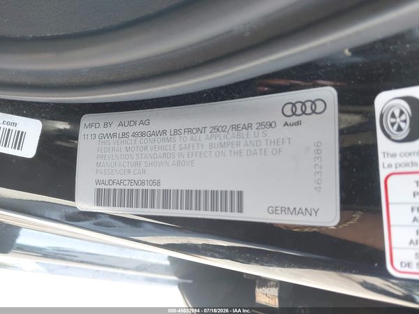 2014 AUDI A6 2.0T PREMIUM