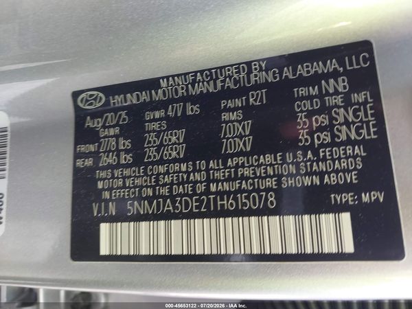 2026 HYUNDAI TUCSON SE