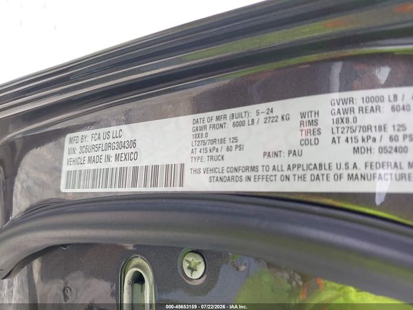2024 RAM 2500 LARAMIE  4X4 6'4 BOX