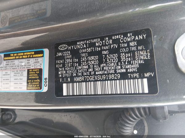 2025 HYUNDAI PALISADE CALLIGRAPHY