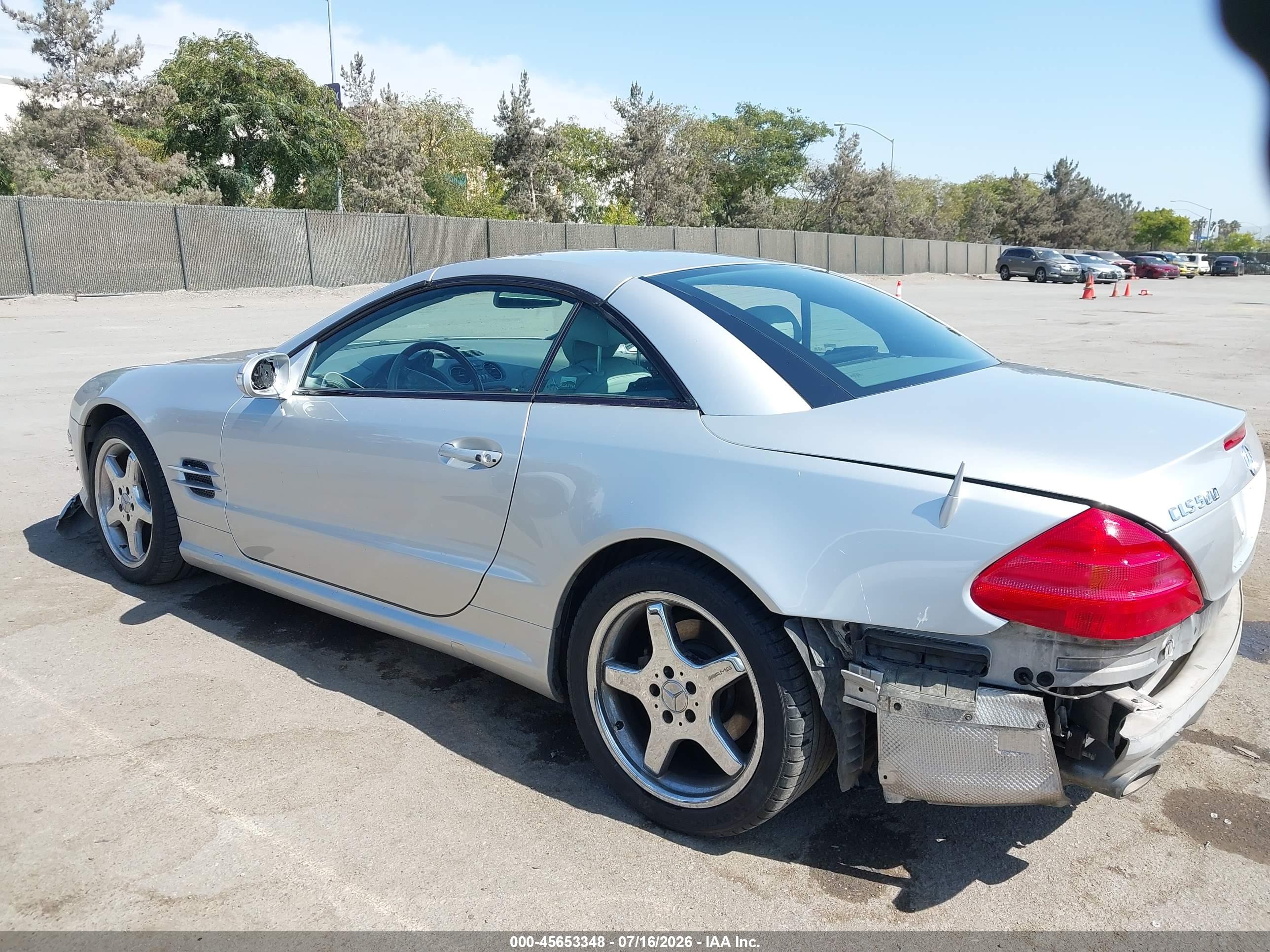 2003 MERCEDES-BENZ SL 500 SL500