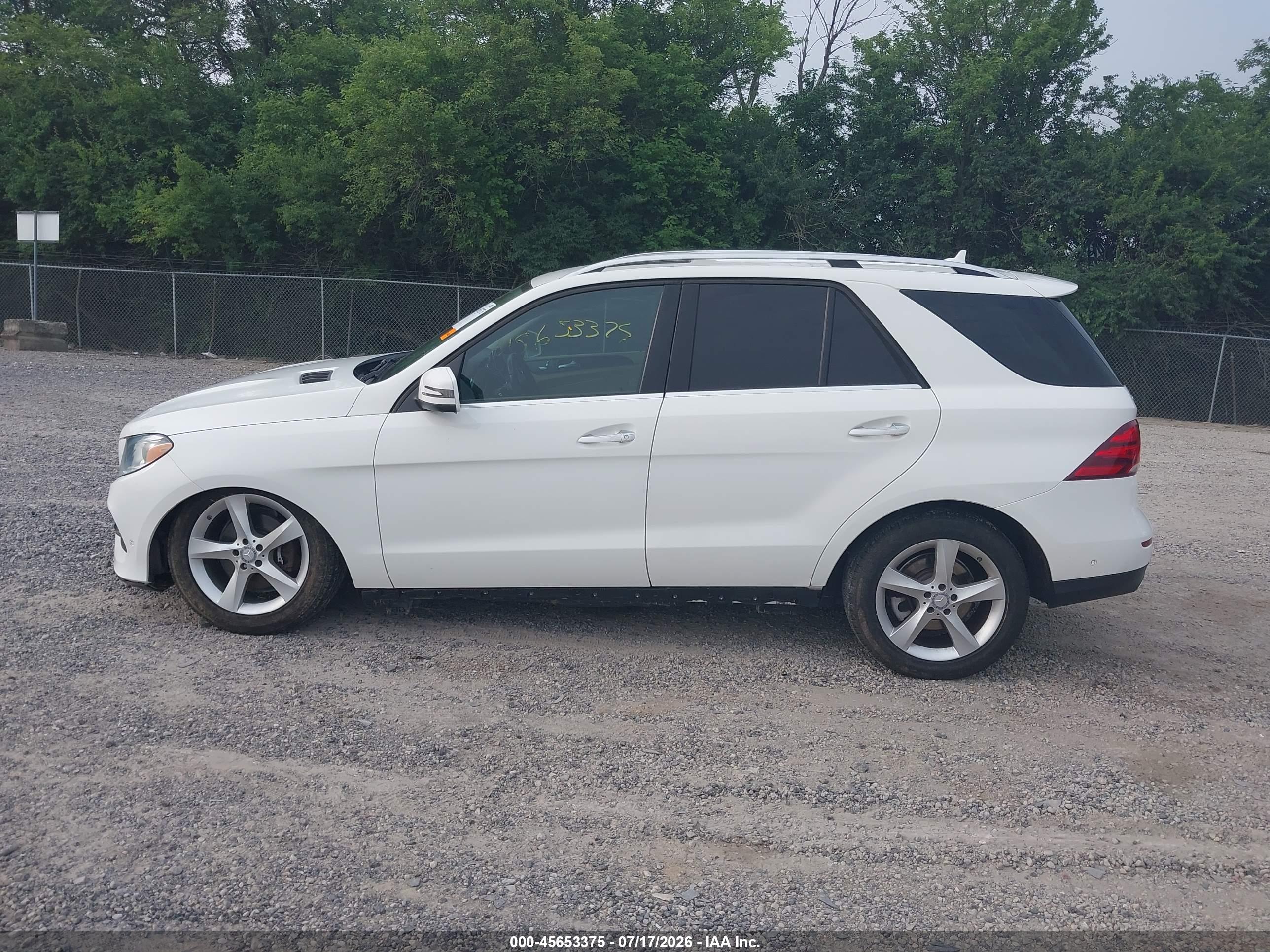 2016 MERCEDES-BENZ GLE 350