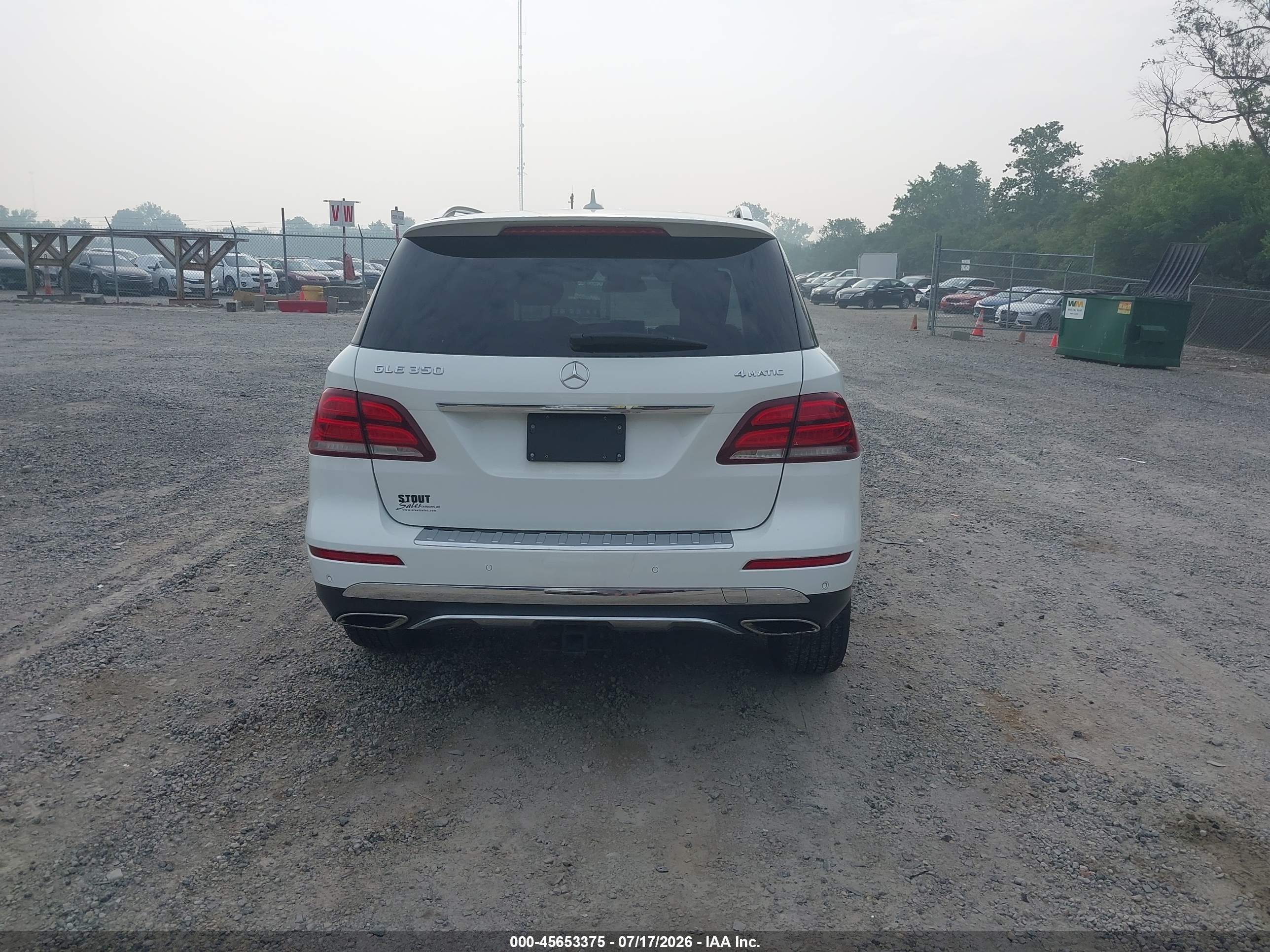 2016 MERCEDES-BENZ GLE 350 4MATIC