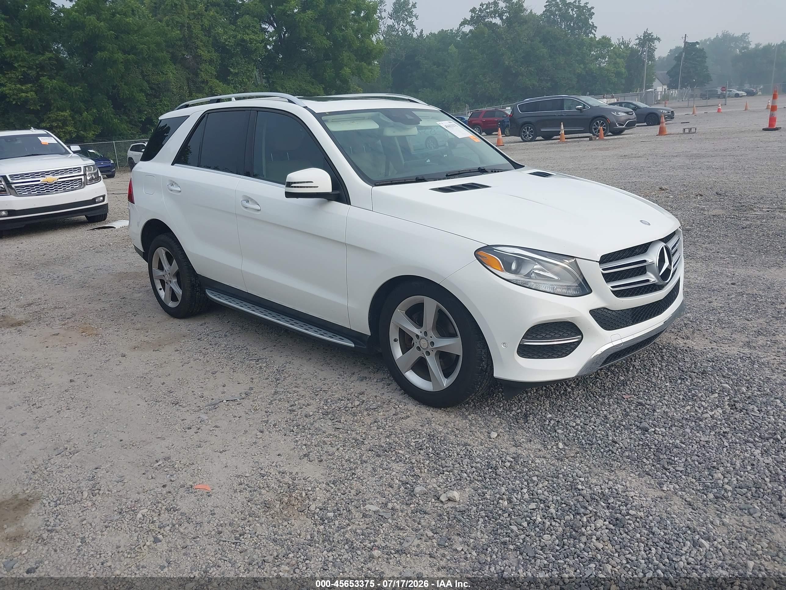 2016 MERCEDES-BENZ GLE 350 4MATIC