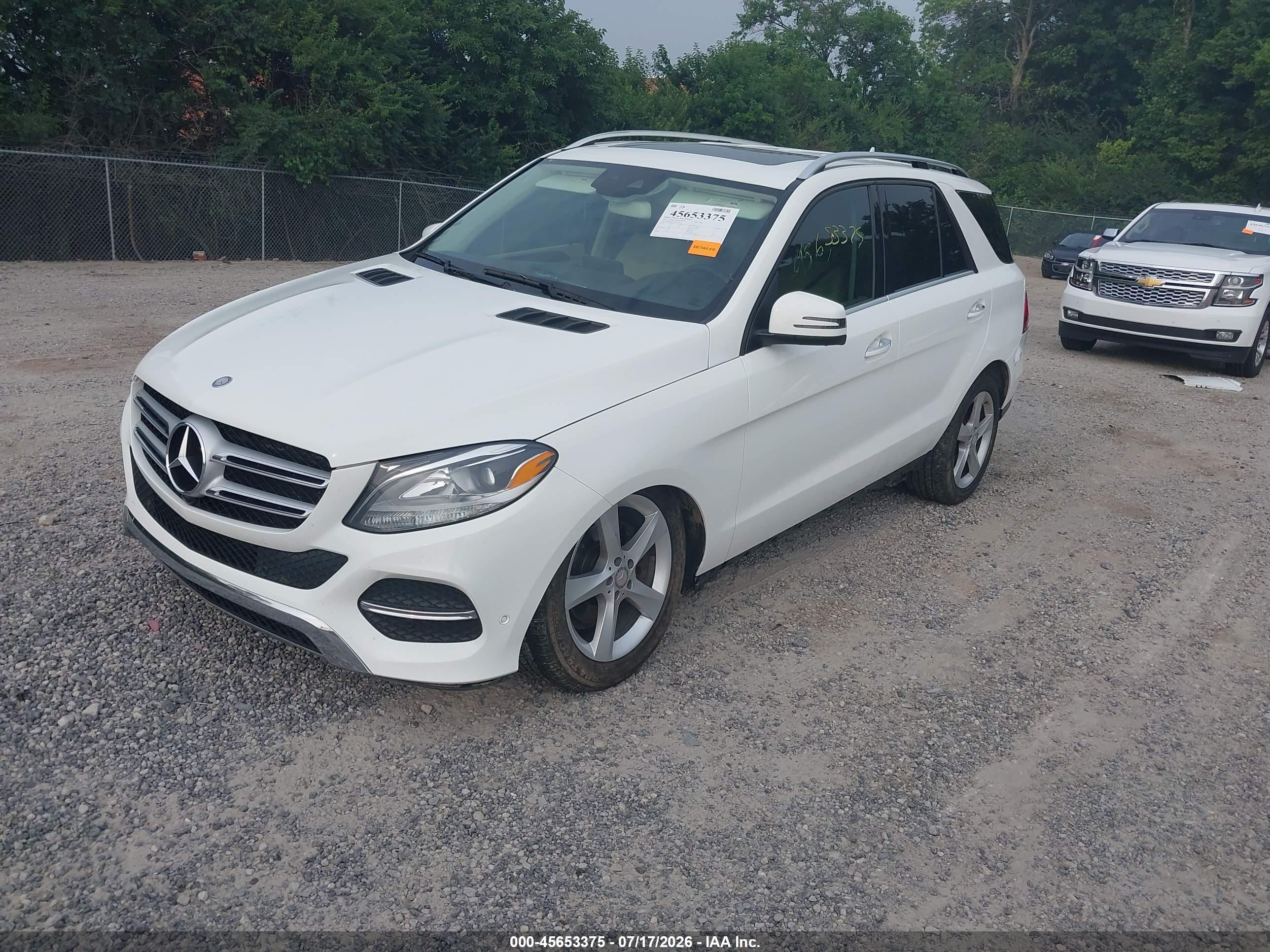 2016 MERCEDES-BENZ GLE 350 4MATIC