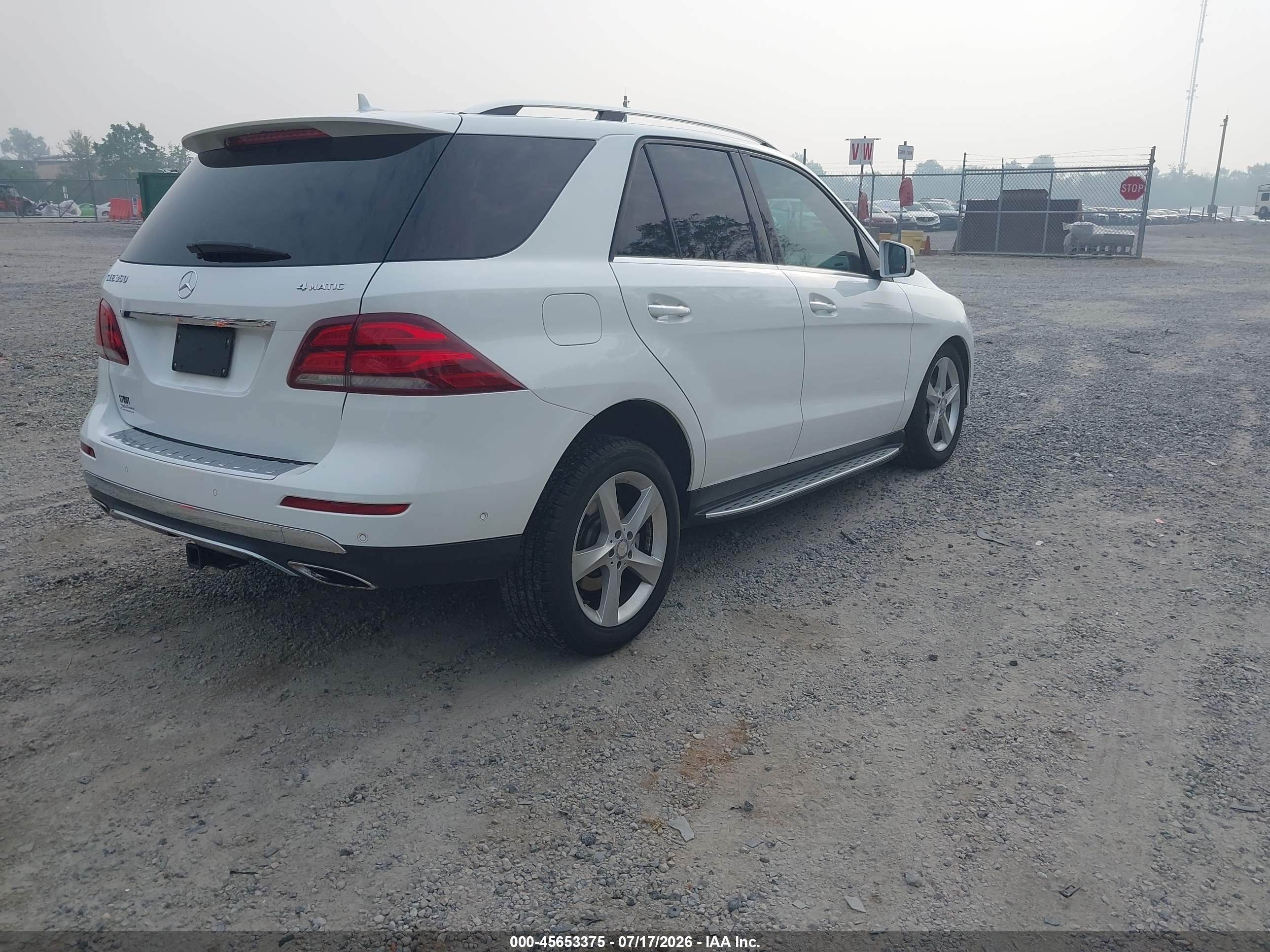 2016 MERCEDES-BENZ GLE 350 4MATIC