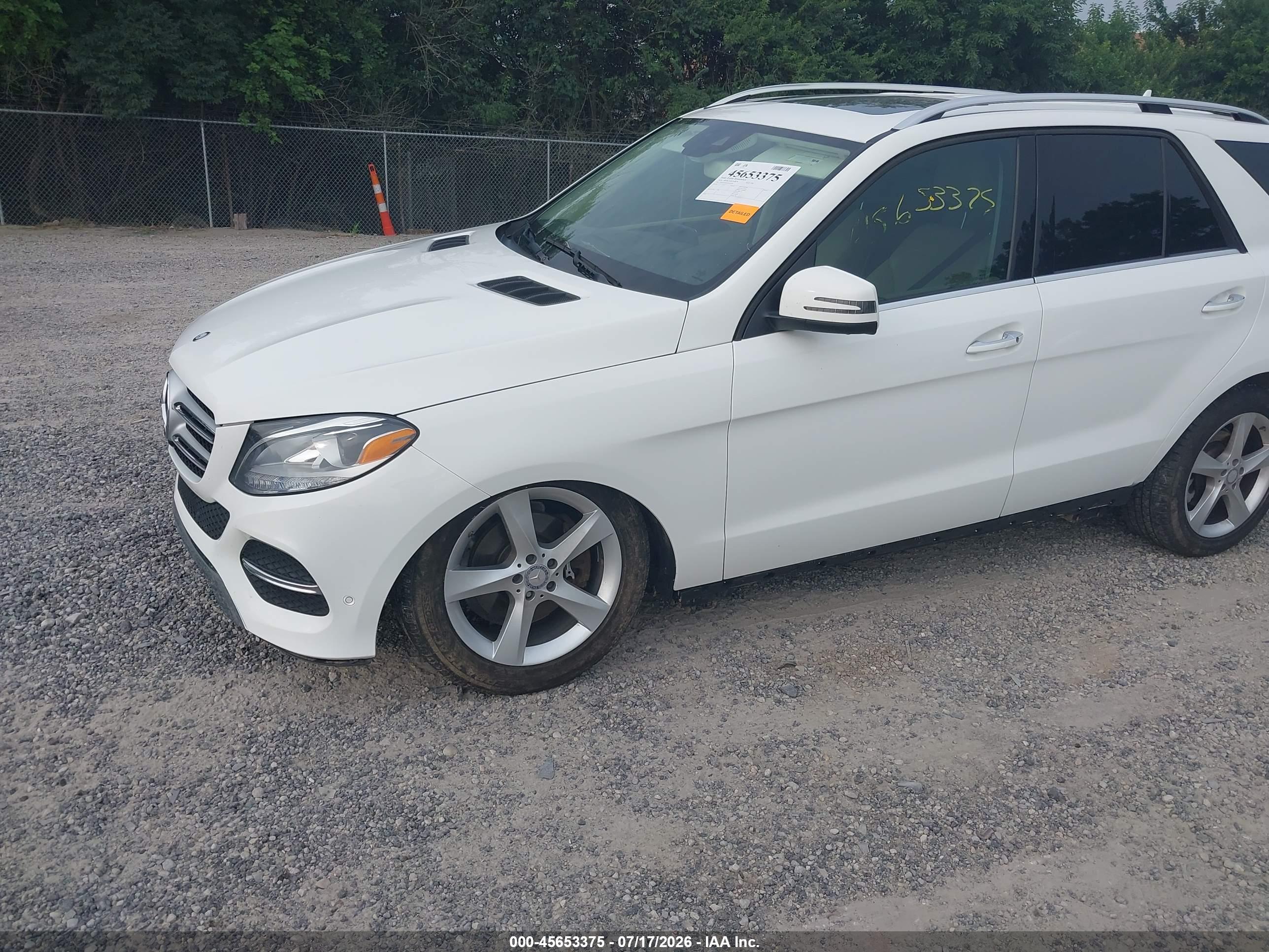 2016 MERCEDES-BENZ GLE 350 4MATIC
