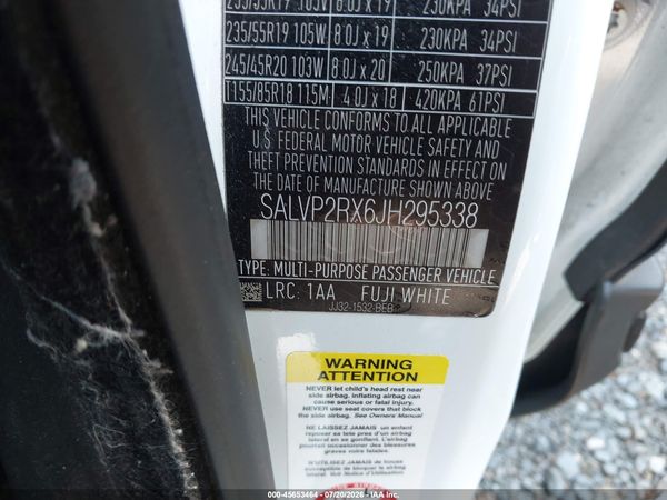 2018 LAND ROVER RANGE ROVER EVOQUE SE/SE PREMIUM