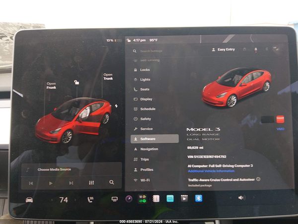 2019 TESLA MODEL 3 LONG RANGE/PERFORMANCE