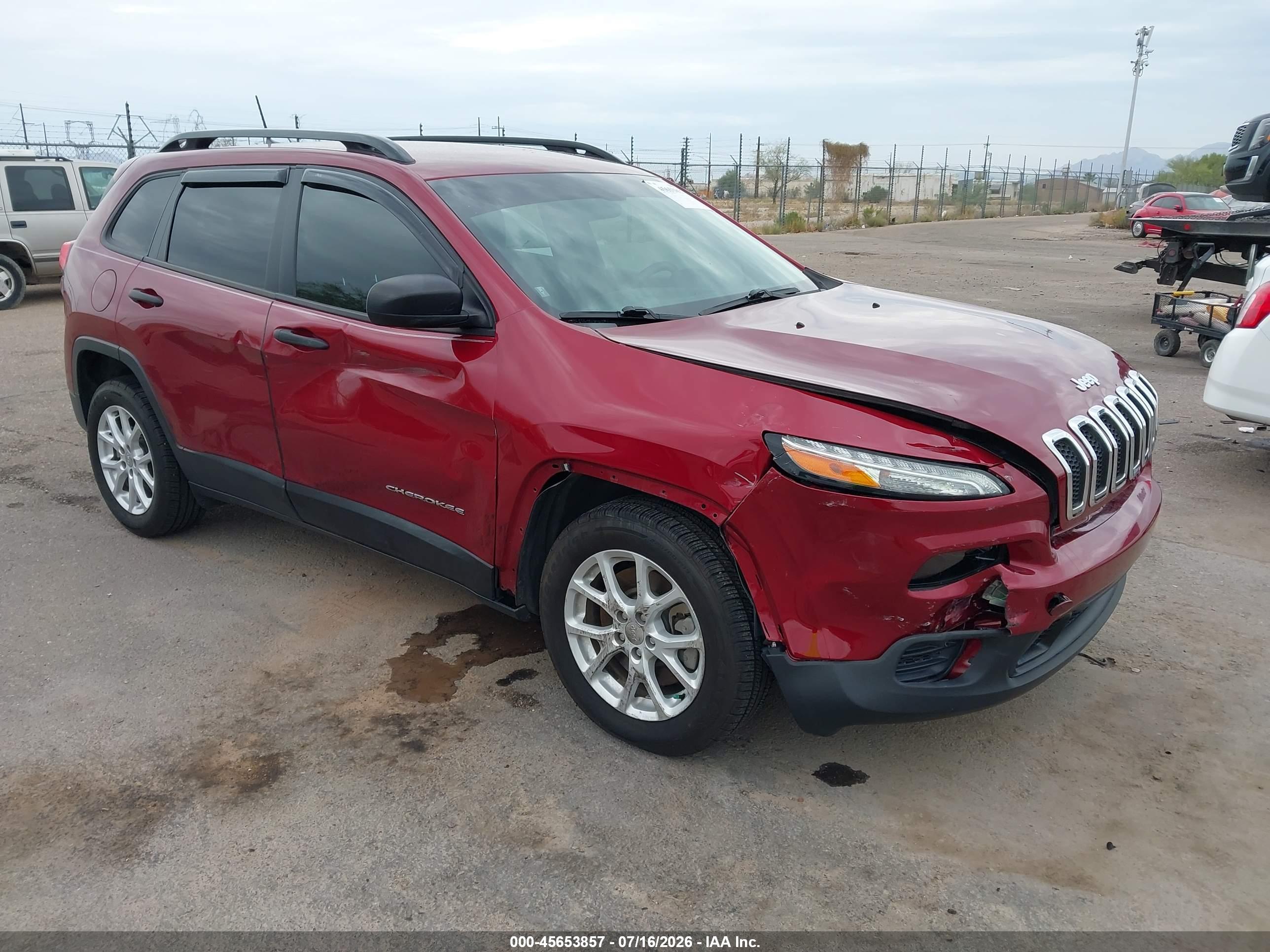 2017 JEEP CHEROKEE SPORT FWD
