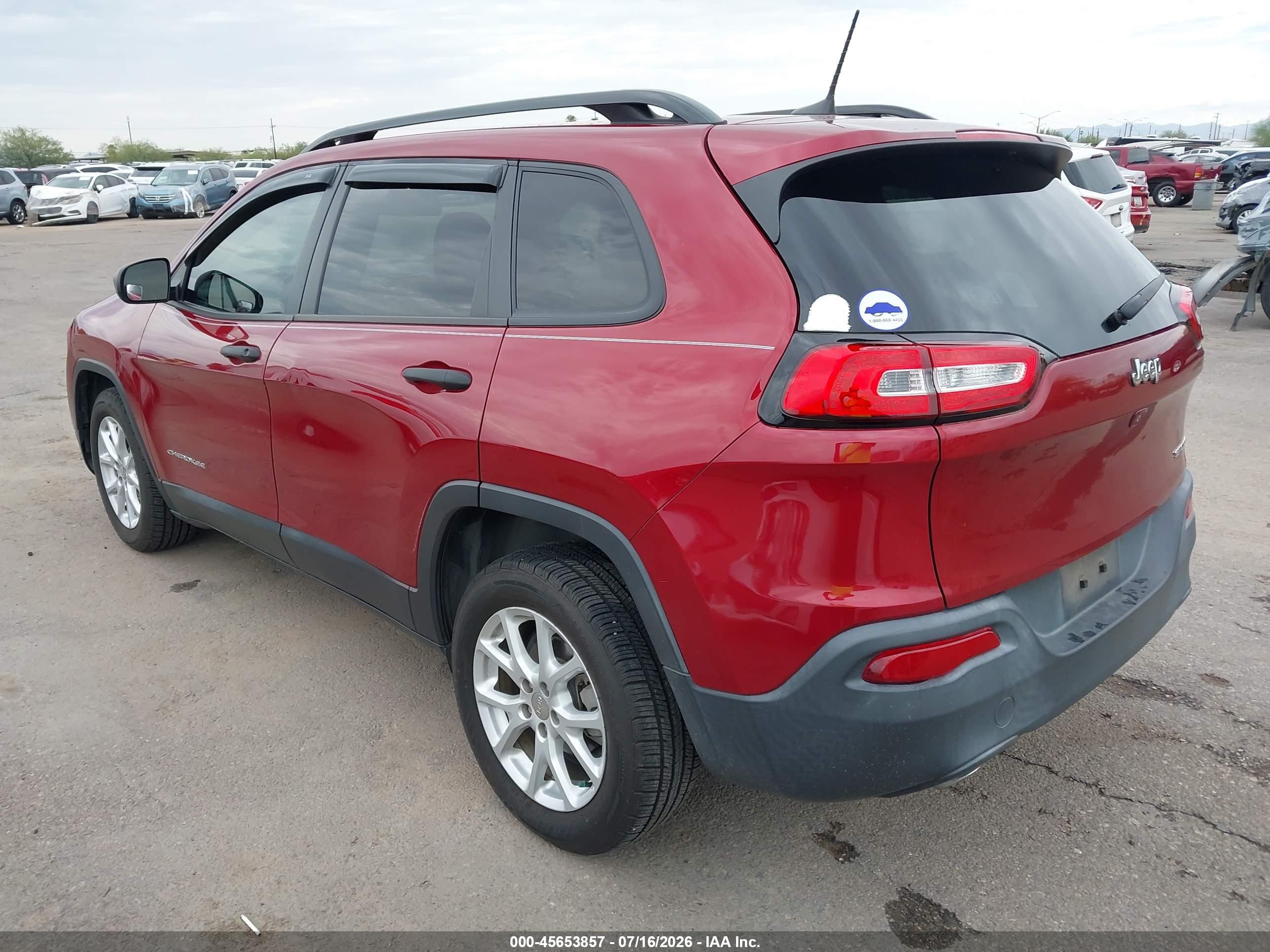 2017 JEEP CHEROKEE SPORT FWD