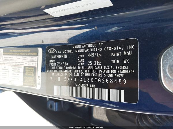 2018 KIA OPTIMA LX