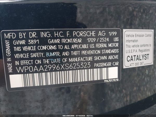 1999 PORSCHE 911