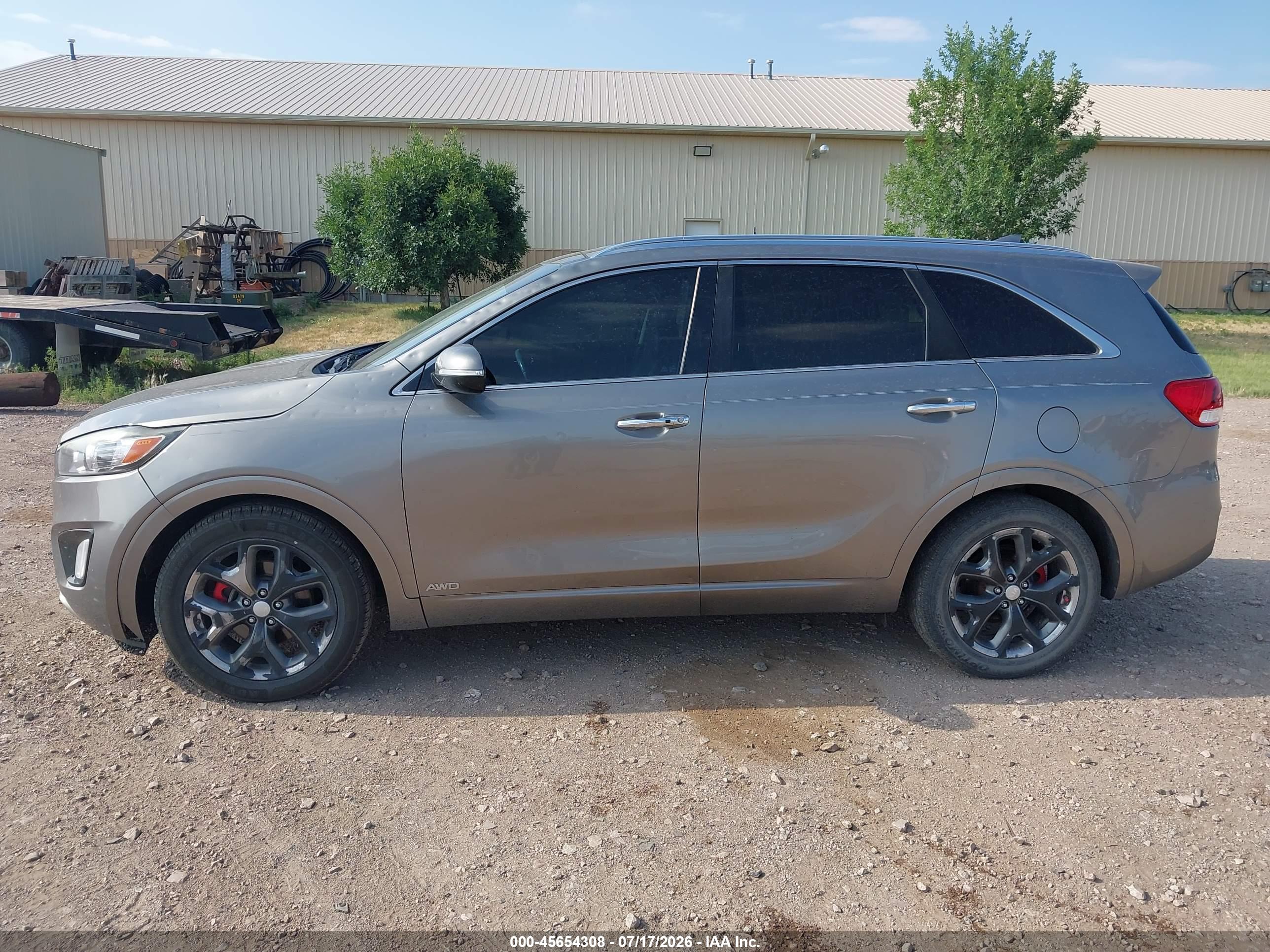 2016 KIA SORENTO 3.3L SX