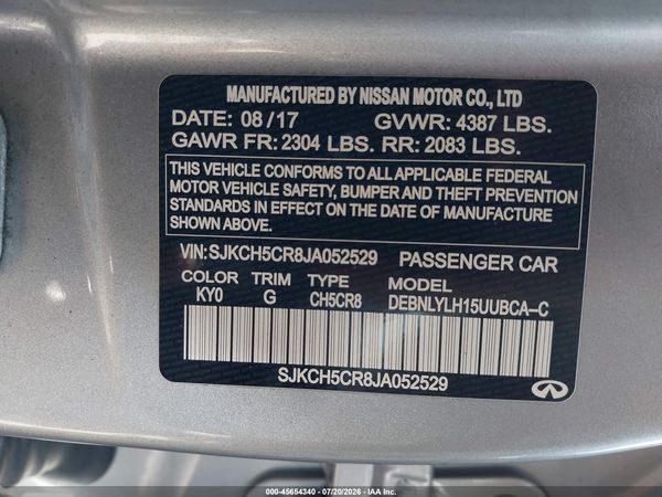 2018 INFINITI QX30 PREMIUM