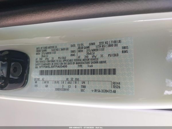 2026 FORD F-150 LARIAT