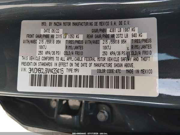 2022 MAZDA CX-30 CARBON EDITION