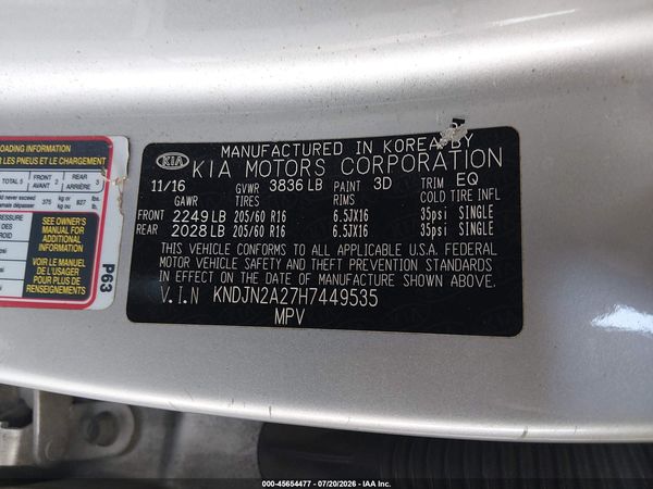 2017 KIA SOUL Base