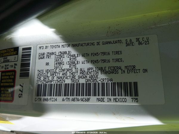2023 TOYOTA TACOMA SR5 V6
