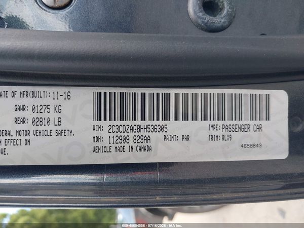 2017 DODGE CHALLENGER SXT PLUS