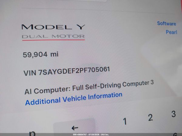 2023 TESLA MODEL Y