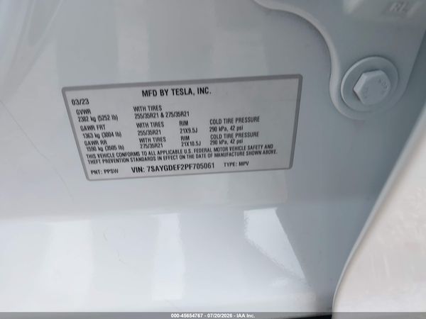 2023 TESLA MODEL Y