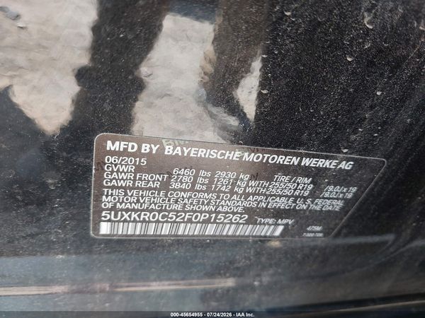 2015 BMW X5 XDRIVE35I