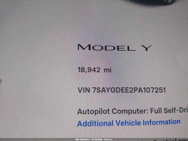 2023 TESLA MODEL Y