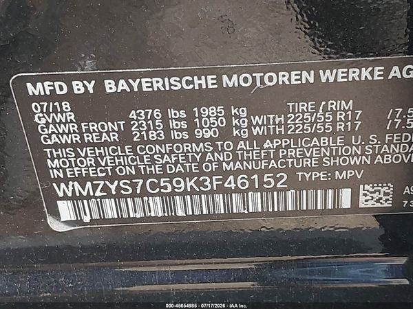 2019 MINI COUNTRYMAN COOPER