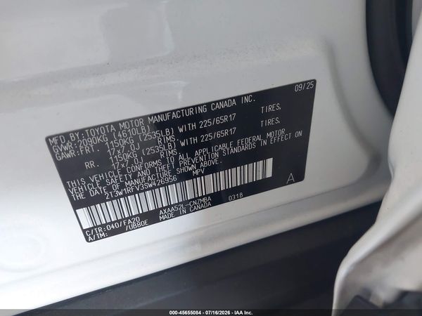 2025 TOYOTA RAV4 XLE