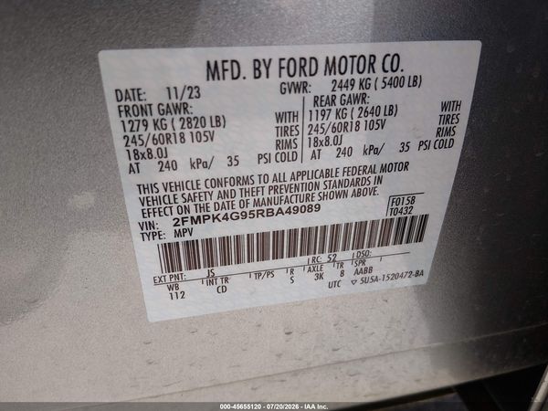 2024 FORD EDGE SE — I9