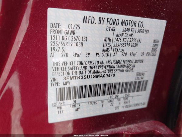 2025 FORD MUSTANG MACH-E PREMIUM