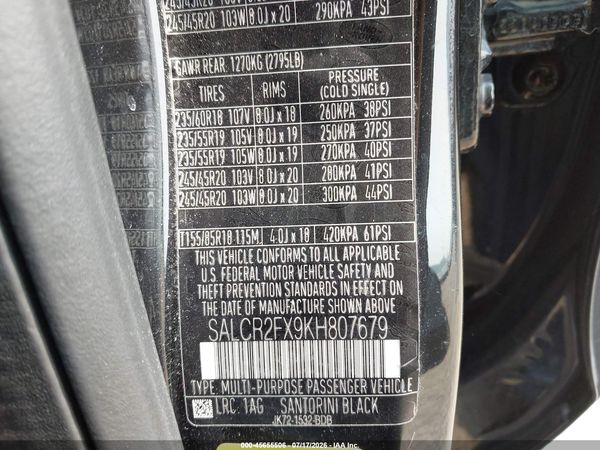 2019 LAND ROVER DISCOVERY SPORT HSE/LANDMARK EDITION