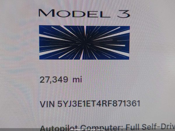 2024 TESLA MODEL 3