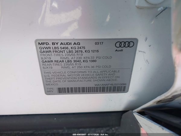 2018 AUDI Q5