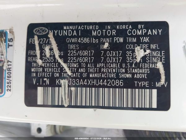 2017 HYUNDAI TUCSON SE