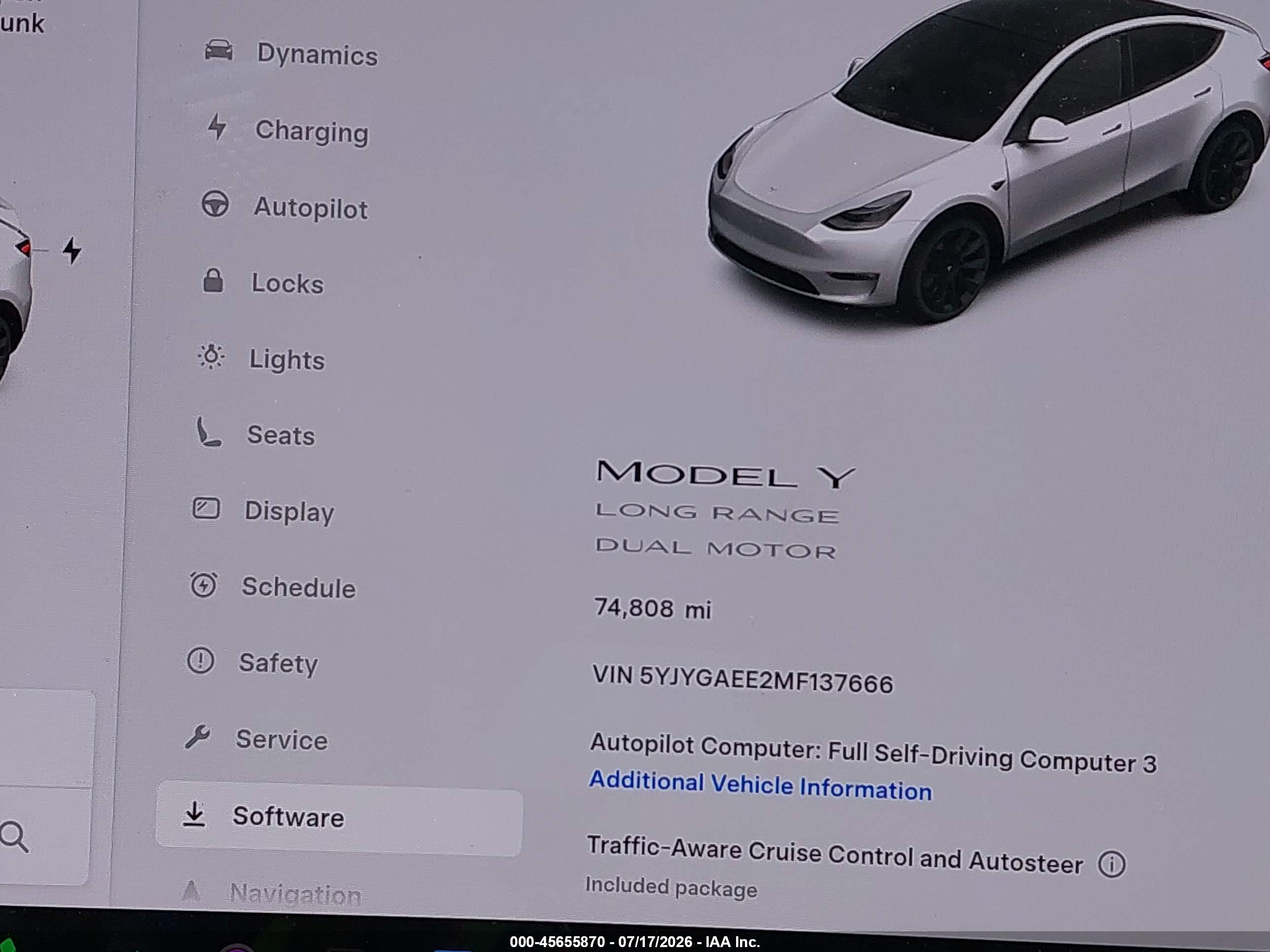 2021 TESLA MODEL Y