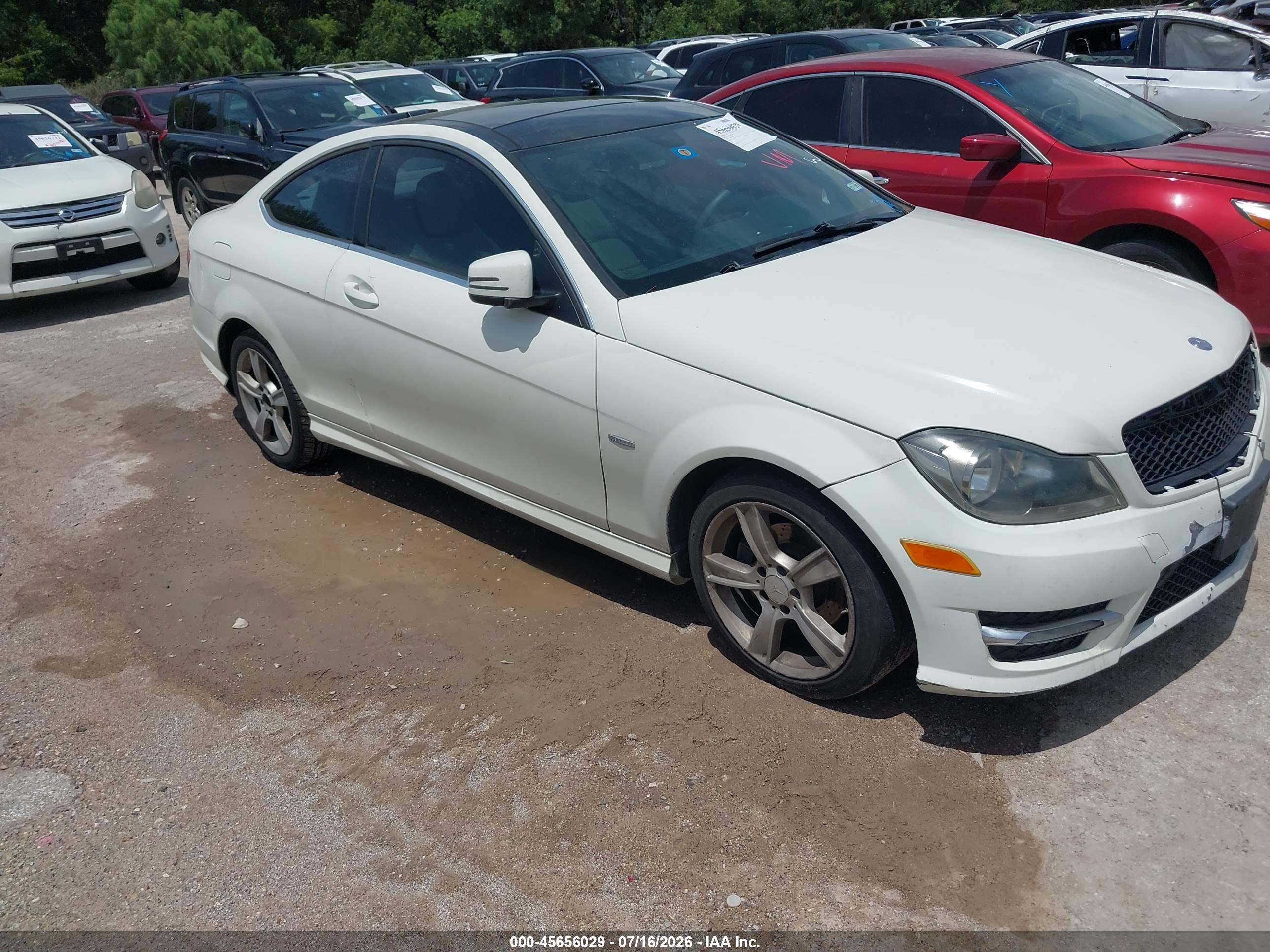 2012 MERCEDES-BENZ C 250 C250