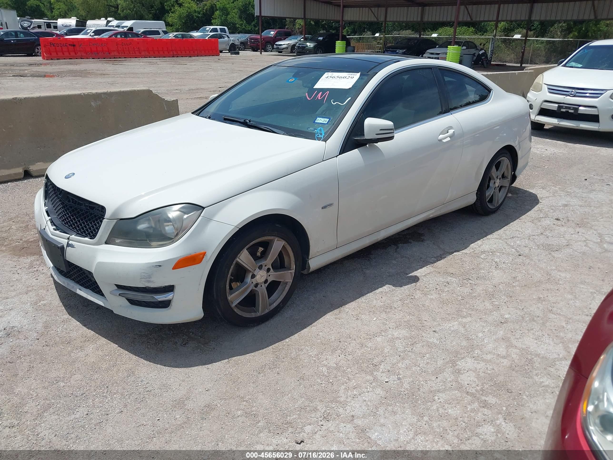 2012 MERCEDES-BENZ C 250 C250