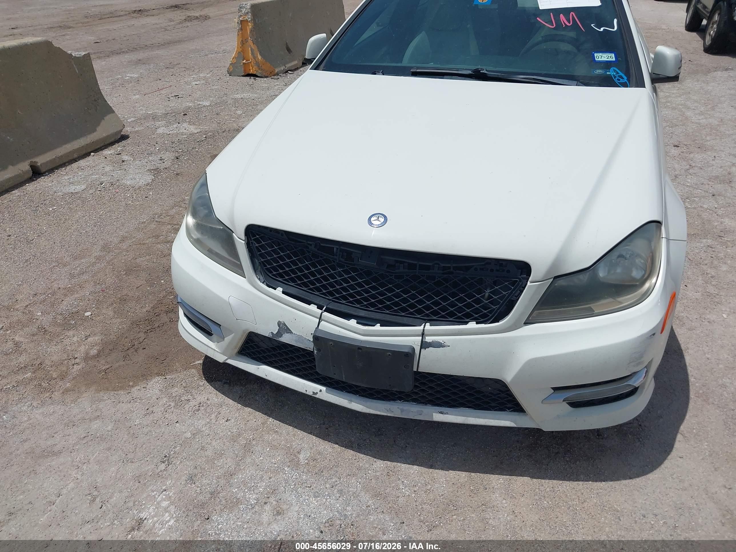 2012 MERCEDES-BENZ C 250 C250