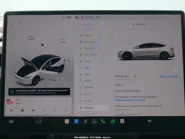 2025 TESLA MODEL 3