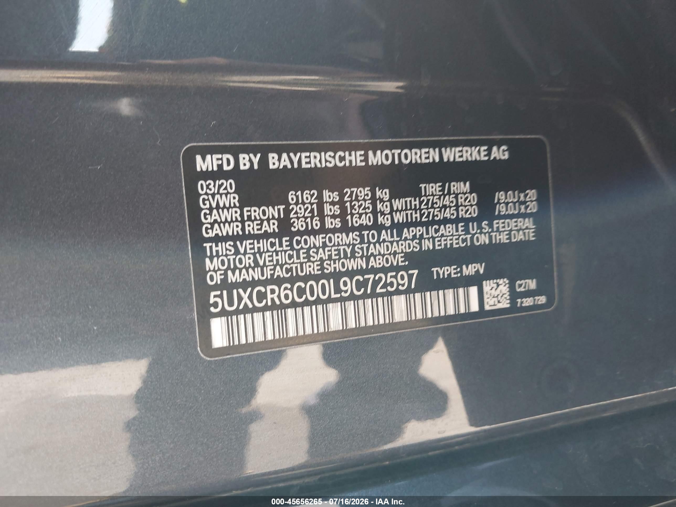 2020 BMW X5 XDRIVE40I