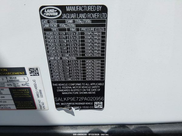 2023 LAND ROVER RANGE ROVER P530 SE