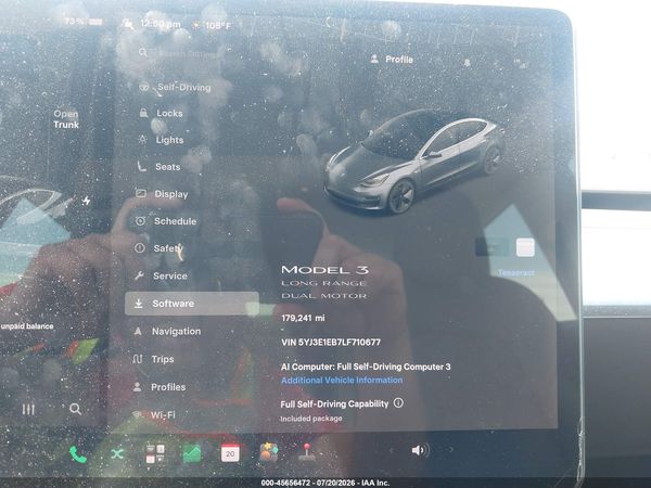 2020 TESLA MODEL 3