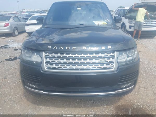 2017 LAND ROVER RANGE ROVER 3.0L V6 SUPERCHARGED HSE