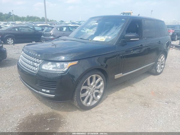 2017 LAND ROVER RANGE ROVER 3.0L V6 SUPERCHARGED HSE