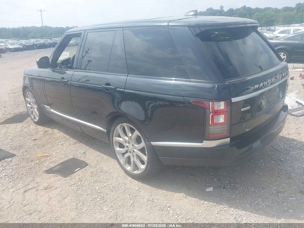 2017 LAND ROVER RANGE ROVER 3.0L V6 SUPERCHARGED HSE