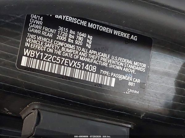 2014 BMW I3